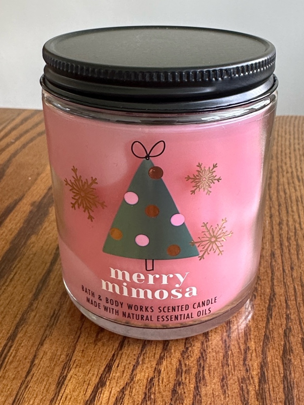 Bath & Body Works Merry Mimosa Holiday Candle, NWT